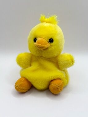Aurora Palm Pals Darling Duck Plush Bean Bag Figure 5” Duckling
